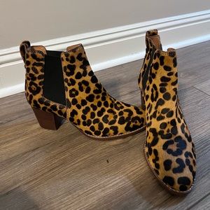 Madewell The Regan Boot in Calf Hair